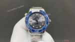 Omega Seamaster 300m 2824 Movement 42mm Blue/Grey Face SS/Rubber Band Watch